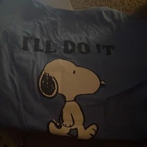 Letter and Image Graphic T Shirt